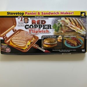 Stovetop Panini & Sandwich Maker - New Unopened in original sealed box - $25